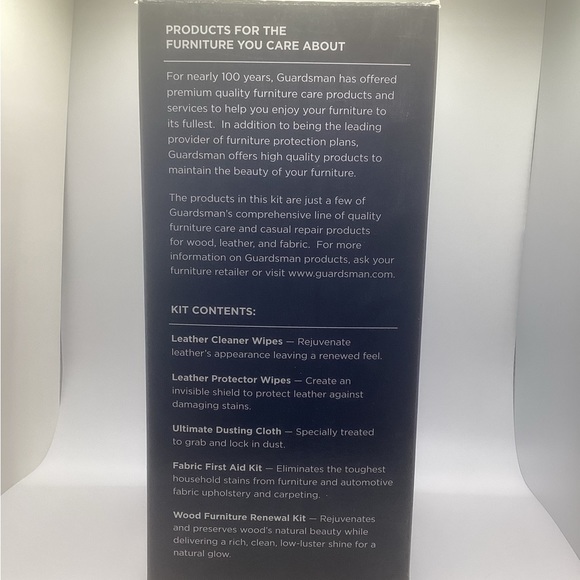 NEW Guardsman Furniture Care Starter Kit for Fabric, Leather, and Wood - Picture 3 of 8